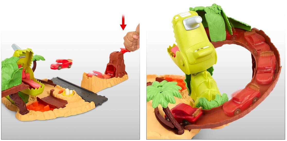 Tor MATTEL Disney Pixar Cars Dinoprzygoda HMD74 zabawa dzieci kreatywność chłopiec dziewczynka dinozaur