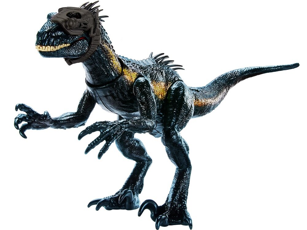 Figurka MATTEL Jurassic World Indoraptor Superatak dzieci urodziny święta Boże Narodzenie Gwiazdka Wielkanoc prezent podarunek upominek do koszyczka drobny upominek jw jp park jurajski jurassic park obóz kredowy upadłe królestwo zaginiony świat punkty zgięcia punkty ruchu biom środowisko tropienie atakowanie atak zabawka filmowa mattel dinozaur indoraptor zabwka dinozaur światła i dźwięki