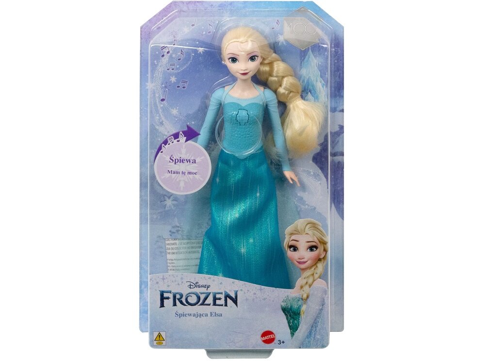 Lalka MATTEL Disney Kraina Lodu Śpiewająca Elsa HMG36 prezenty dla dziewczynek zabawki dla dziewczynek drobne upominki disney-plus urodziny ubranka dla lalek muñecas para niñas lalki z włosami do stylizacji frozen kraina lodu zabawki elsa disney prezenty lalki dla dzieci w wieku 3 4 5 6 lat śpiewające lalki lalki które śpiewają blondynka blond włosy lalka elsa kraina lodu śpiewająca lalka elsa frozen śpiewająca lalka kraina lodu śpiewająca zabawka mam tę moc