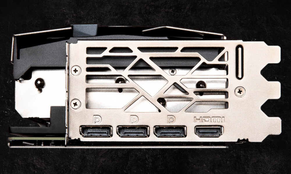 Karta graficzna MSI GeForce RTX 4070Ti Suprim X 12GB złącza porty