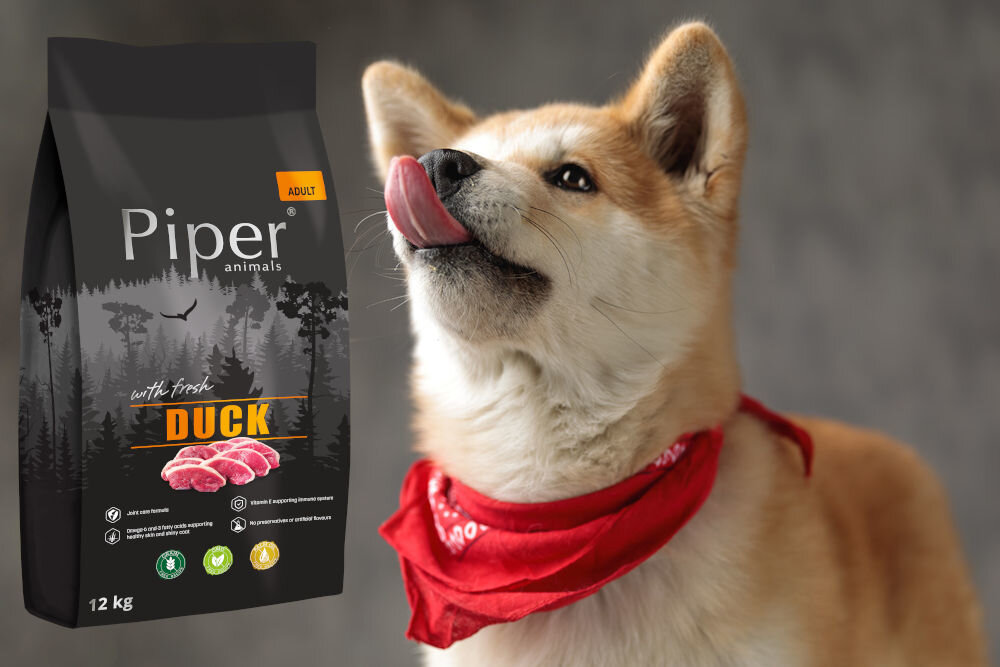 Karma dla psa PIPER Animals Kaczka 12 kg dawkowanie analiza sklad
