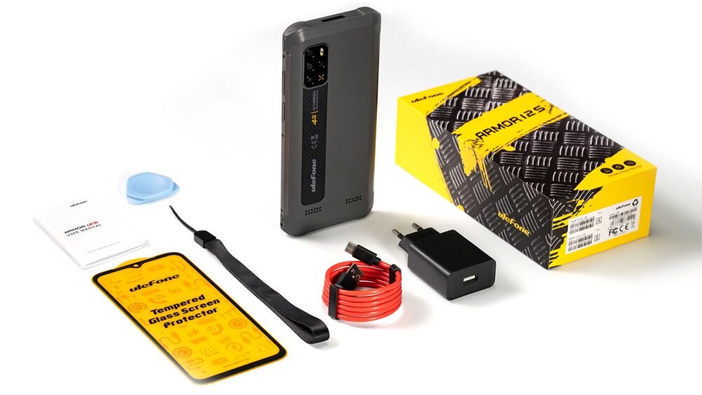 Smartfon ULEFONE Armor 12s   ekran bateria aparat procesor ram pamięć pojemność rozdzielczość zdjęcia filmy opis dane cechy blokady system łączność wifi bluetooth obudowa szkło odporność porty muzyka transfer sieć przekątna matryca waga czujniki oled amoled ips