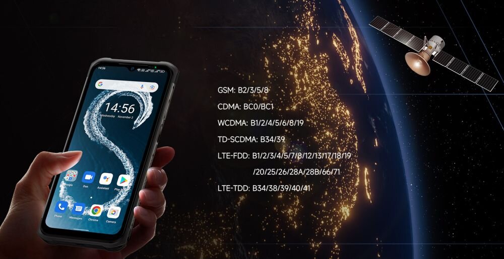 Smartfon ULEFONE Armor 12s   ekran bateria aparat procesor ram pamięć pojemność rozdzielczość zdjęcia filmy opis dane cechy blokady system łączność wifi bluetooth obudowa szkło odporność porty muzyka transfer sieć przekątna matryca waga czujniki oled amoled ips