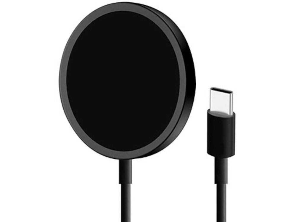 Ładowarka indukcyjna PURO Magnetic Charging MagSafe 15W Czarny zastosowanie działanie ładowanie wymiary technologie obsługa