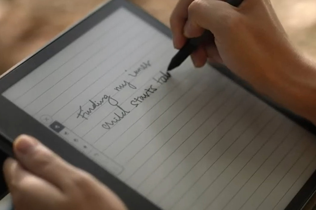 Czytnik E-booków AMAZON Kindle Scribe 16GB + Rysik Premium przyzwyczajenie waga rozmiar e-papier przeciwodblaskowy łatwość szybkość