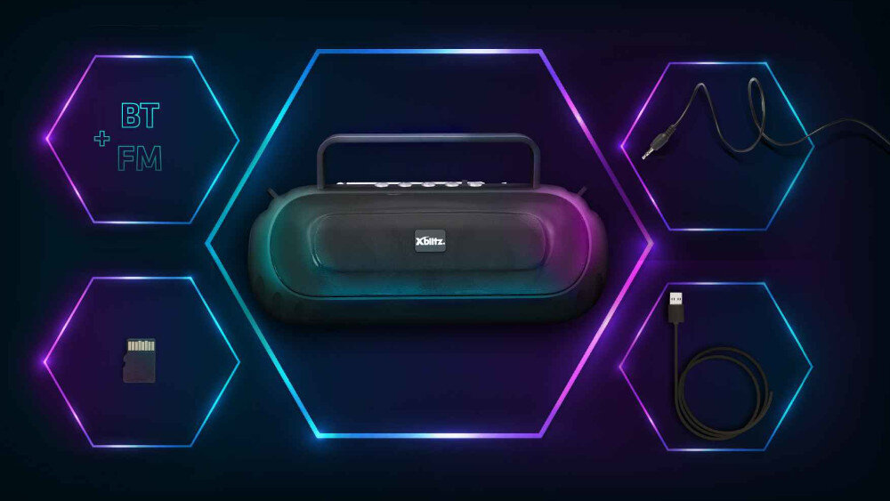 Głośnik mobilny XBLITZ Master Box - źródła