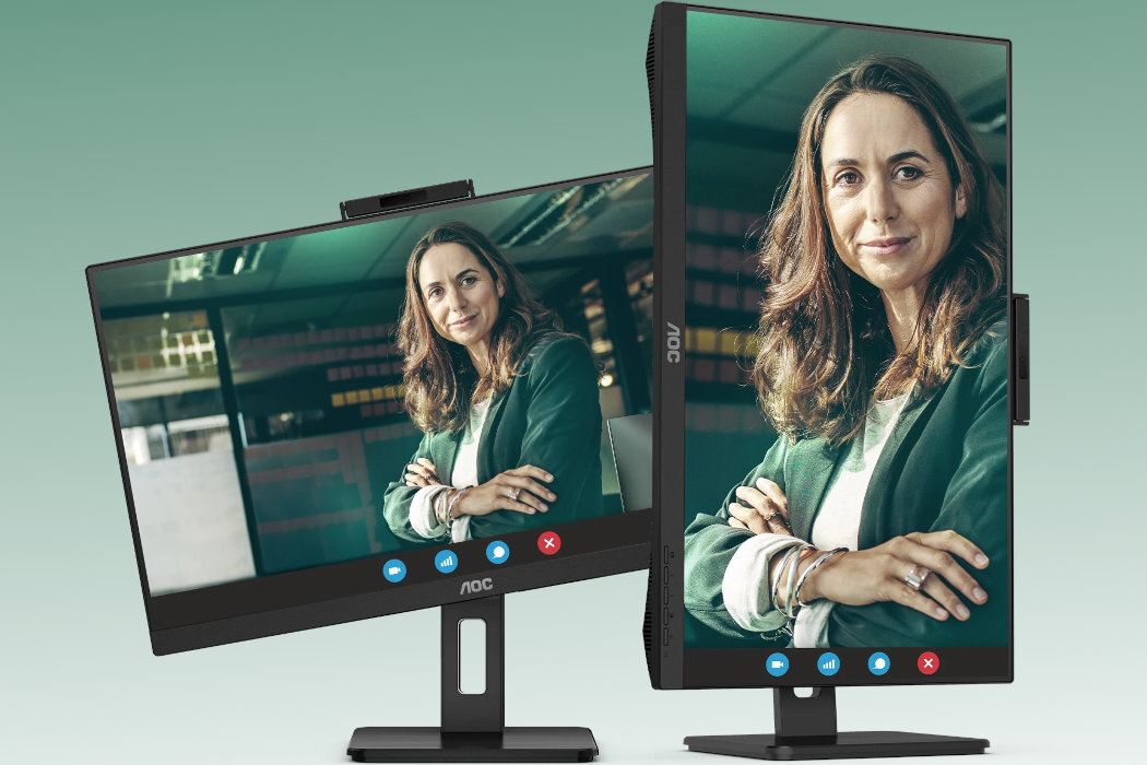 Monitor AOC 24P3CW 27 ergonomia podstawka obrót