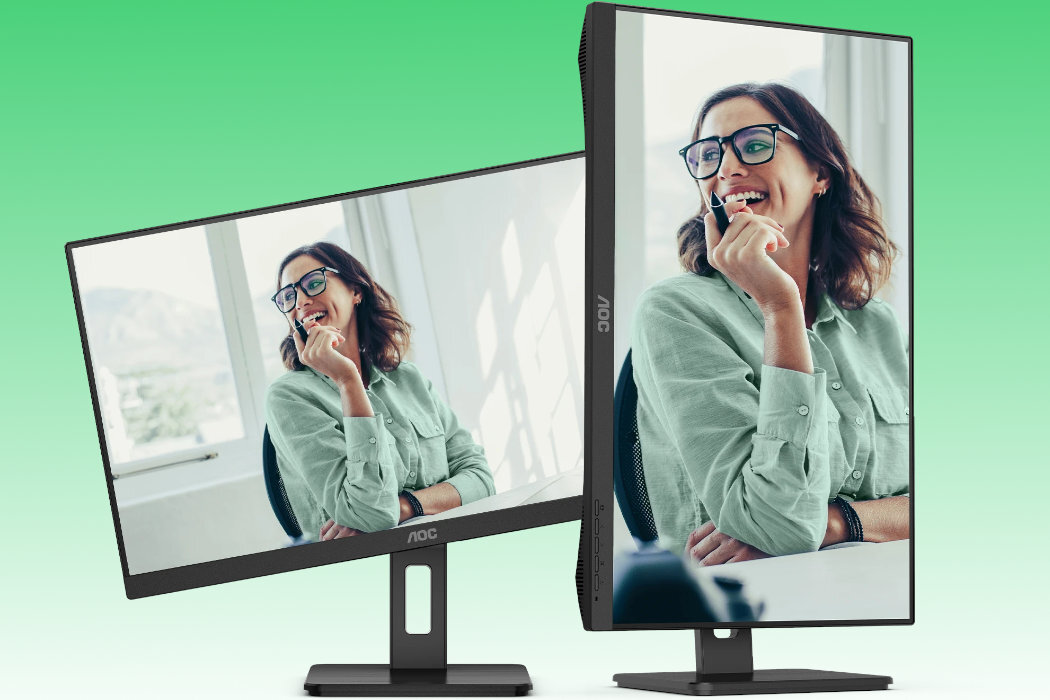 Monitor AOC Q27P3CV 27 ergonomia podstawka obrót