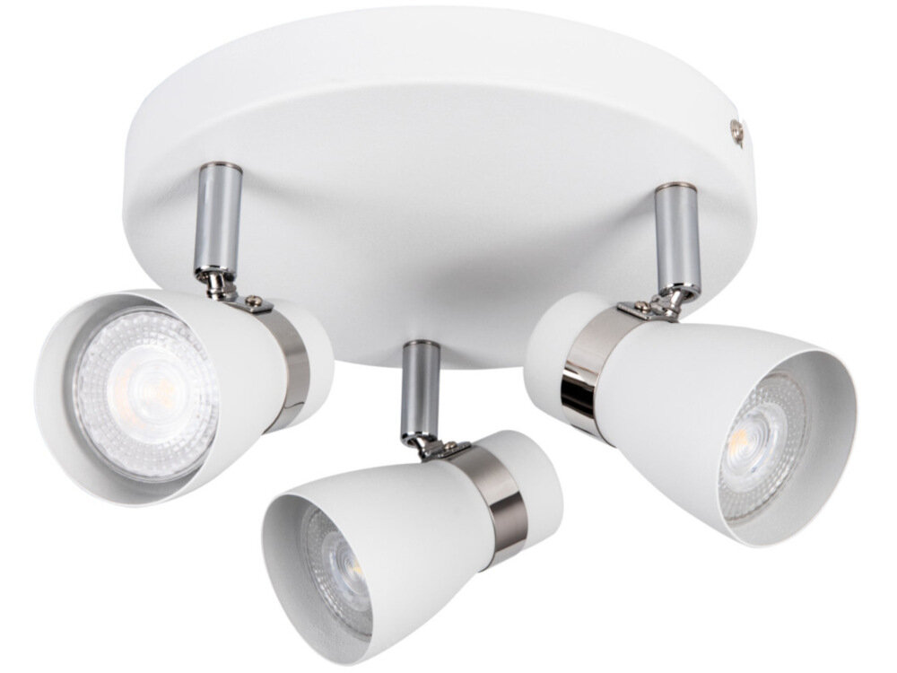 Lampa sufitowa KANLUX Enali EL-3O B Czarny swobodna regulacja kierunku strumienia swiatla dwa zakresy regulacji zakres horyzontalny o 310 stopni zakres wertykalny o 90 stopni