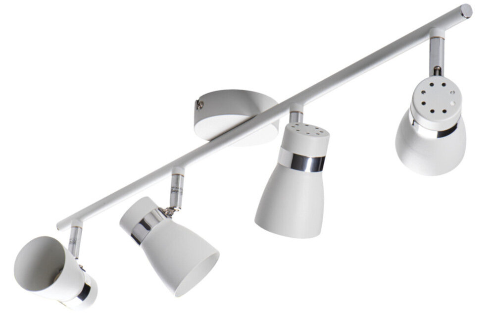 Lampa sufitowa KANLUX Enali EL-4I W Biały swobodna regulacja kierunku strumienia swiatla dwa zakresy regulacji zakres horyzontalny o 310 stopni zakres wertykalny o 90 stopni
