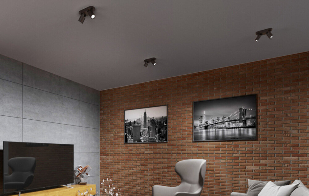 Lampa ścienno-sufitowa KANLUX Laurin EL-2I W stylowa minimalistyczna montaz kostka srubowa do sciany do sufitu siec energetyczna standardowe napiecie 220-240 V do sypialni do salonu do przedpokoju do biura
