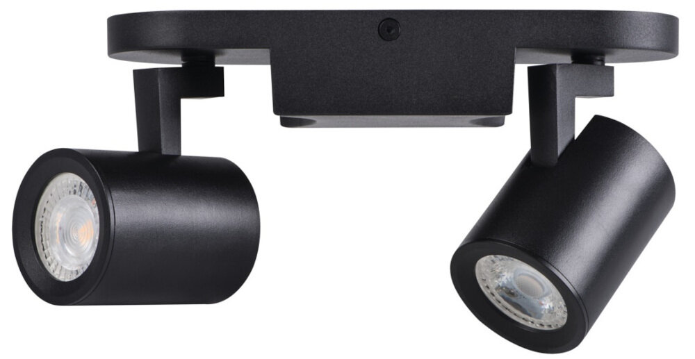 Lampa ścienno-sufitowa KANLUX Laurin EL-21 B prosty design wykonczenie w kolorze czarnym z wysokiej jakosci stopu aluminium