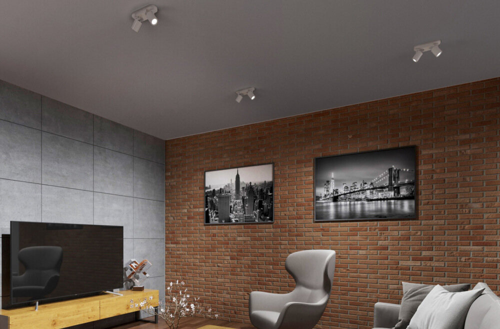 Lampa ścienno-sufitowa KANLUX Laurin EL-21 B stylowa minimalistyczna montaz kostka srubowa do sciany do sufitu siec energetyczna standardowe napiecie 220-240 V do sypialni do salonu do przedpokoju do biura