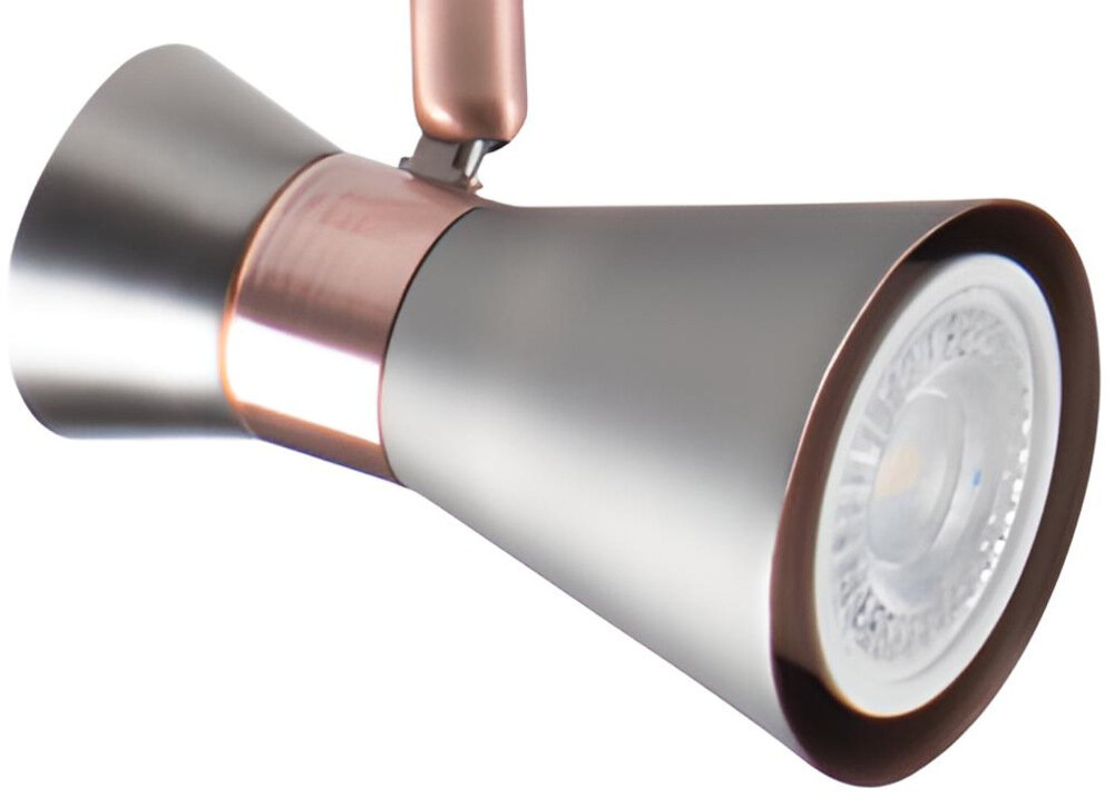 Lampa ścienno-sufitowa KANLUX Mileno EL-4I ASR-AN Srebrno-miedziany minimalistyczna prostota delikatne elementy dekoracyjne z wysokiej jakosci stali