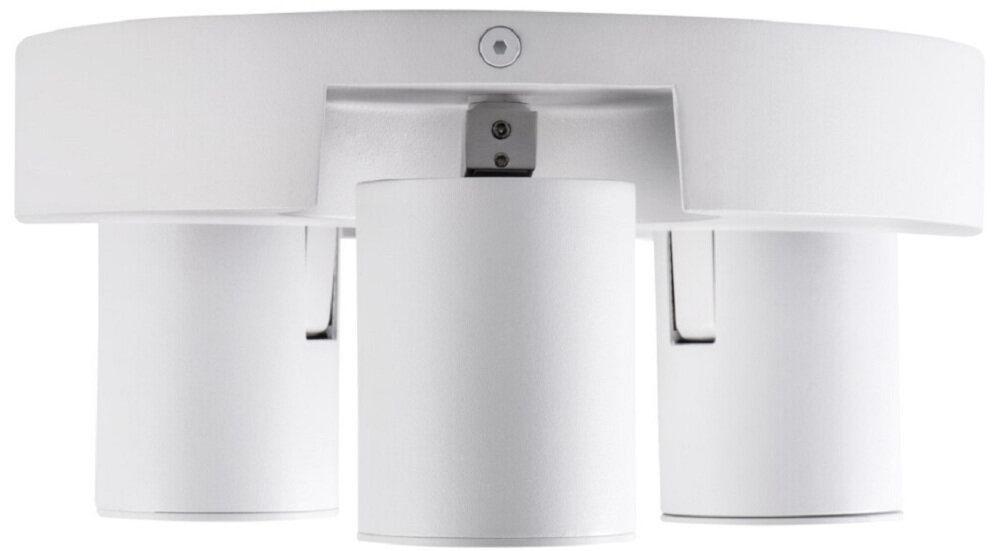 Lampa ścienno-sufitowa KANLUX Laurin EL-3O W swobodna regulacja kierunku strumienia swiatla dwa zakresy regulacji kloszy zakres horyzontalny o 310 stopni zakres wertykalny o 90 stopni