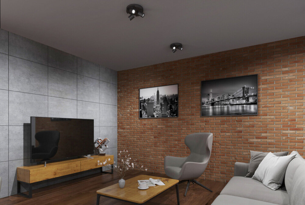 Lampa ścienno-sufitowa KANLUX Laurin EL-3O W stylowa minimalistyczna montaz kostka srubowa do sciany do sufitu siec energetyczna standardowe napiecie 220-240 V do sypialni do salonu do przedpokoju do biura