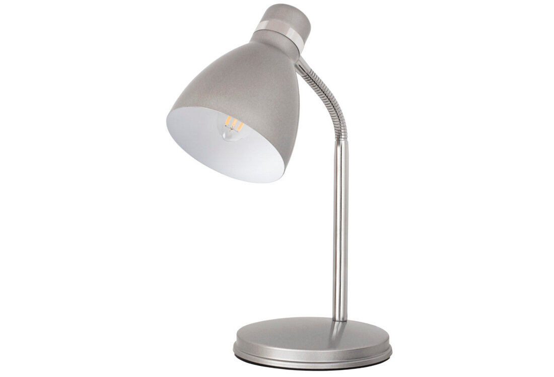 Lampka biurkowa KANLUX ZARA HR-40-SR Srebrny Dopasowanie źródła światła gwint E14 moc żarówki LED dostosowanie potrzeby atmsofera relaks