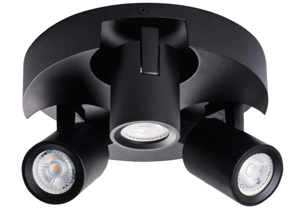 Lampa ścienno-sufitowa KANLUX Laurin EL-3O B elegancka lampa scienna w kolorze czarnym wietne oswietlenie rola dekoracyjna