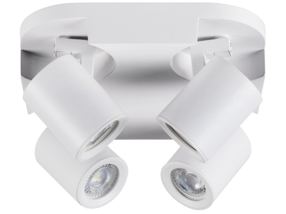 Lampa ścienno-sufitowa KANLUX Laurin EL-4O B Czarny swobodna regulacja kierunku strumienia swiatla dwa zakresy regulacji kloszy zakres horyzontalny o 310 stopni zakres wertykalny o 90 stopni