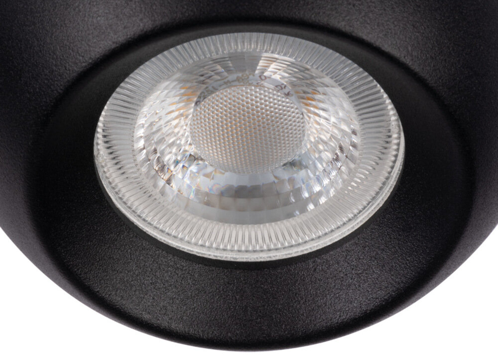Lampa sufitowa KANLUX Galoba EL-4O B Czarny ergonomiczna konstrukcja funkcjonalny komfort uzytkowania cztery zrodla swiatla gniazdo na zarowke typu GU10