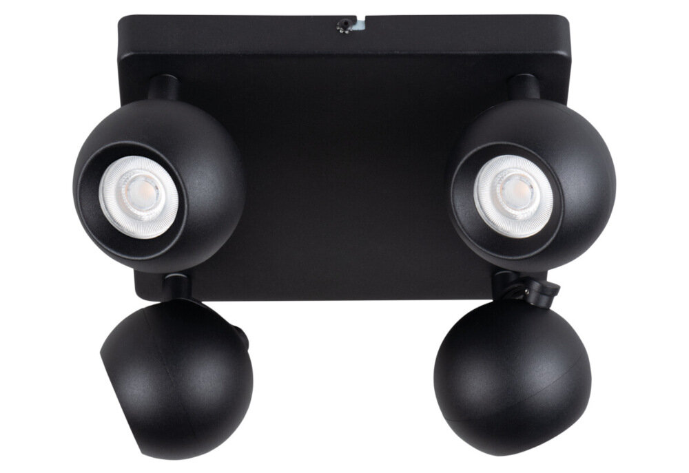 Lampa sufitowa KANLUX Galoba EL-4O B Czarny solidna obudowa ze stopu aluminium wysoka jakosc wykonania trwalosc niezawodnosc stylowy funkcjonalny dodatek