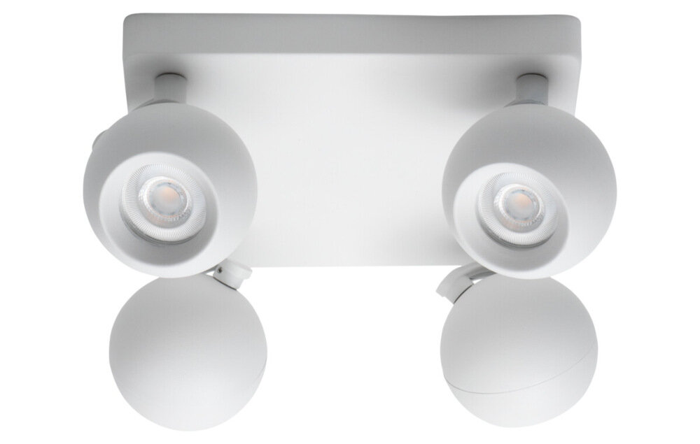Lampa sufitowa KANLUX Galoba EL-4O W Biały elegancka stylowa oprawa oswietleniowa klasyczny minimalistyczny charakter
