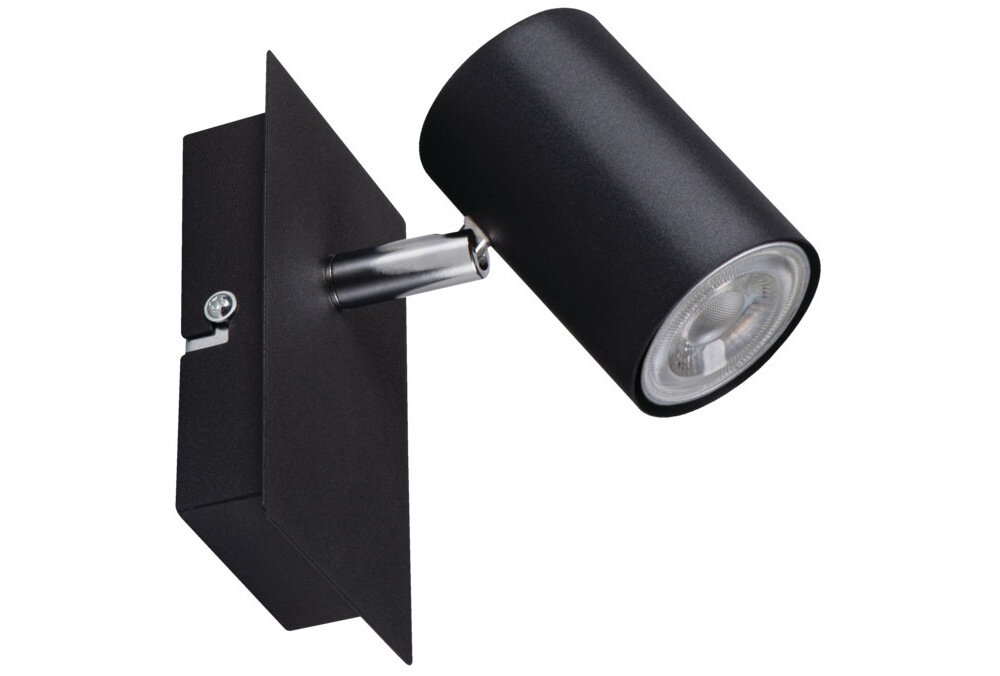 Kinkiet KANLUX Evalo EL-1I B-SR Czarny eleganckie oswietlenie zrodlo swiatla element dekoracyjny stylowy design funkcjonalny