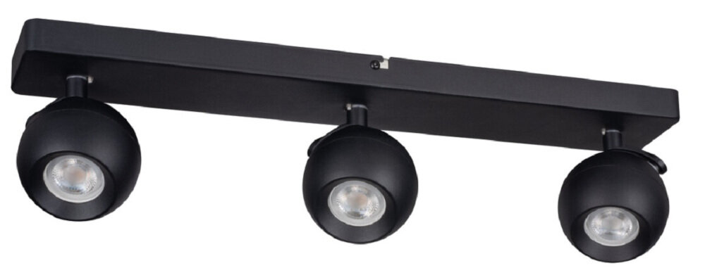 Plafon sufitowy KANLUX Galoba EL-3I B Czarny elegancka stylowa oprawa oswietleniowa klasyczny minimalistyczny charakter