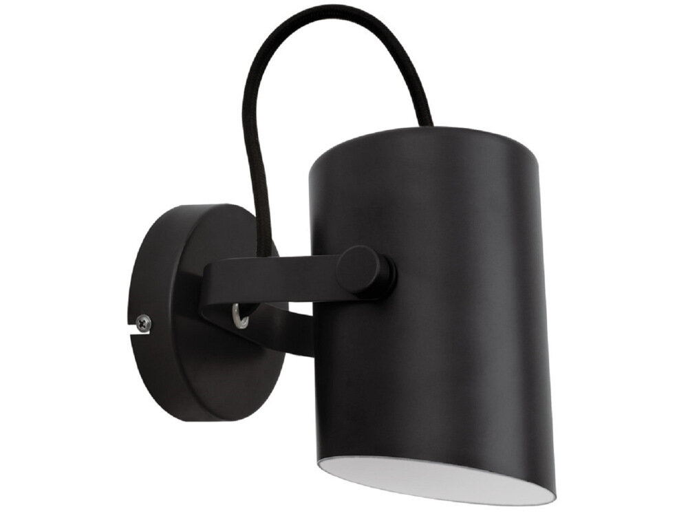 Kinkiet KANLUX Larata EL-10 B Czarny praktyczne zrodlo swiatla element dekoracyjny minimalistyczny design trwale materialy doskonale oswietlenie