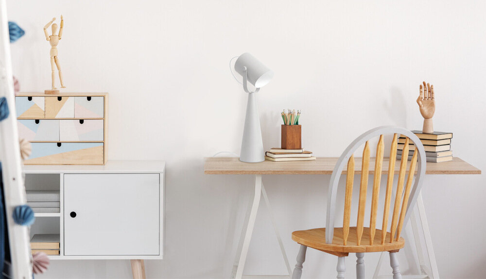 Lampa stołowa KANLUX 36261 minimalistyczny design delikatna konstrukcja z najwyzszej jakosci materialow metalow konstrukcja odporna na uszkodzenia delikatne wykonczenie