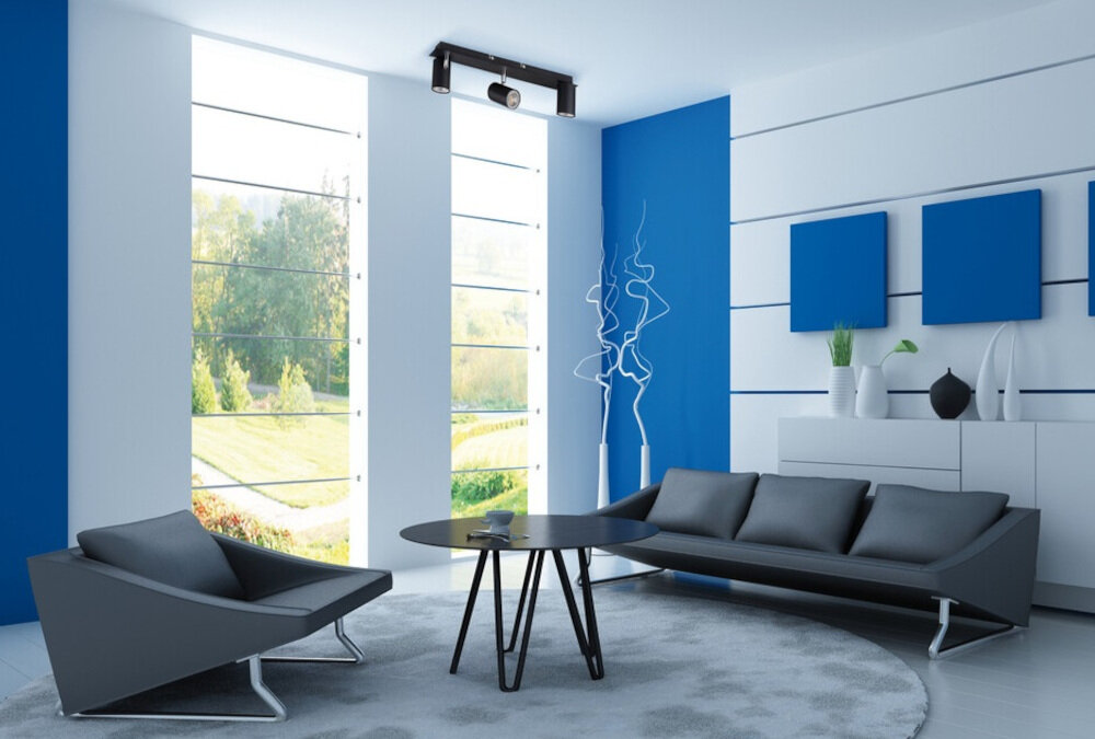 Lampa sufitowa punktowa KANLUX Evalo EL-3I B-SR Czarny prosty minimalistyczny design z trwalych estetycznych materialow obudowa ze stopu aluminium