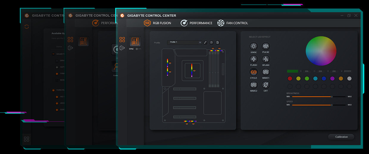 Dysk GIGABYTE Aorus Gen4 5000E - GIGABYTE CONTROL CENTER (GCC)
