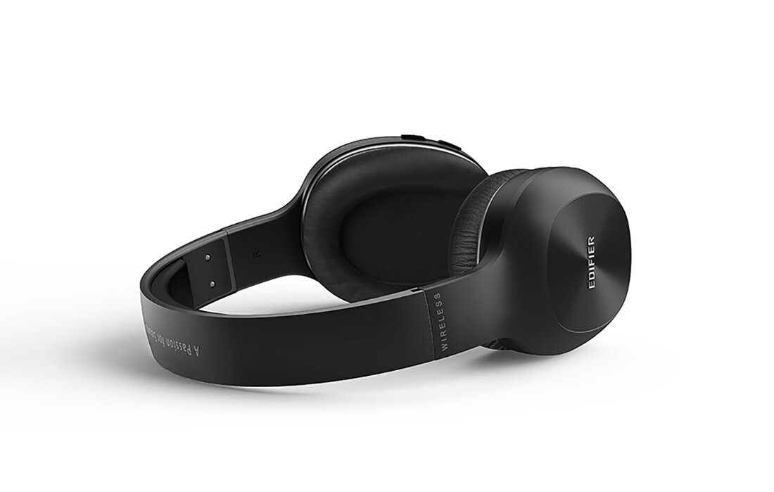 Edifier W800BT Plus Kabellose Over-Ear-Kopfhörer – Bluetooth 5.1, 55 Std. Spielzeit, CVC 8.0, AptX HD, App-Steuerung, Weiß
