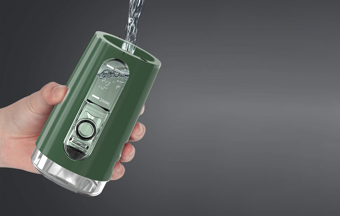 Irygator LIBEREX Diy&Oled FC2660S Zielony zalety wodoodpornosc na poziomie IPX7 atrakcyjny design wyglad automatyczne wylaczenie wyswietlacz OLED funkcja pamieci wyposazenie