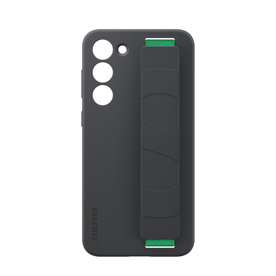 Czarne etui Silicone Grip Case na smartfon Galaxy S23+ Czarne etui Silicone Grip Case na smartfon Galaxy S23+