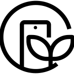 Ikonka informująca, że smartfon jest chroniony, a użyte do produkcji etui materiały ekologiczne Ikonka informująca, że smartfon jest chroniony, a użyte do produkcji etui materiały ekologiczne