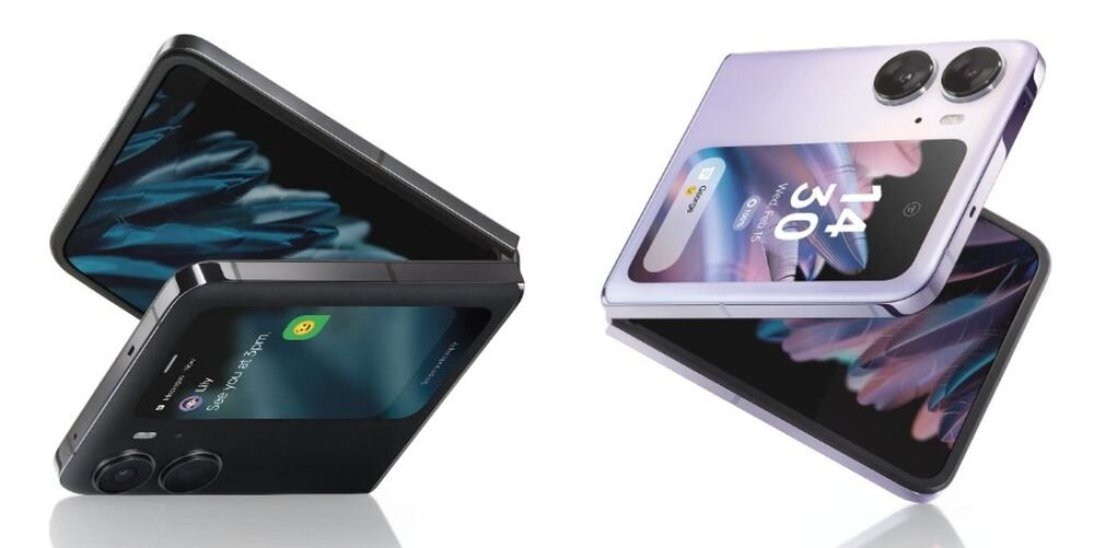 Smartfon OPPO Find N2 Flip ekran bateria aparat procesor ram pamięć pojemność rozdzielczość zdjęcia filmy opis dane cechy blokady system łączność wifi bluetooth obudowa szkło odporność porty muzyka transfer sieć przekątna matryca waga czujniki oled amoled ips