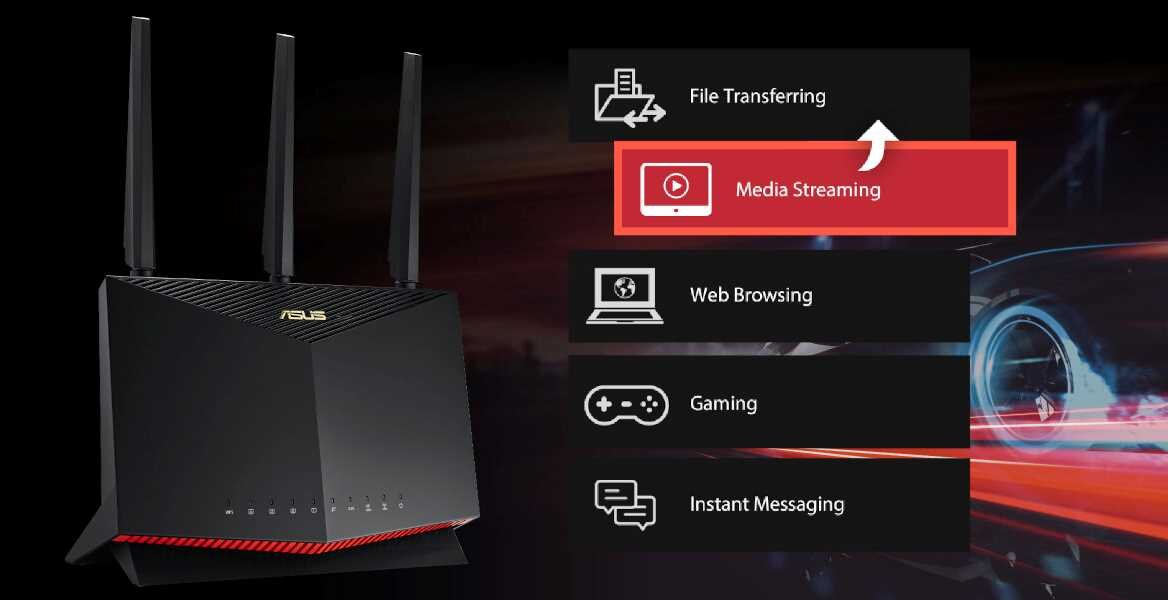 Router ASUS RT-AX86U Pro - QoS