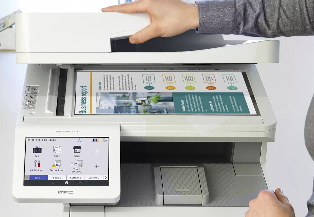 Urządzenie wielofunkcyjne BROTHER MFC-L9670CDN skanowanie rozdzielczość faks