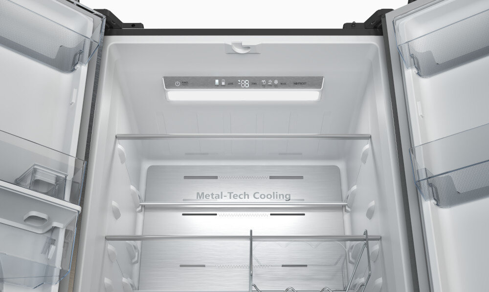 Lodówka HISENSE RF632N4AFE Nofrost Inox LED oświetlenie