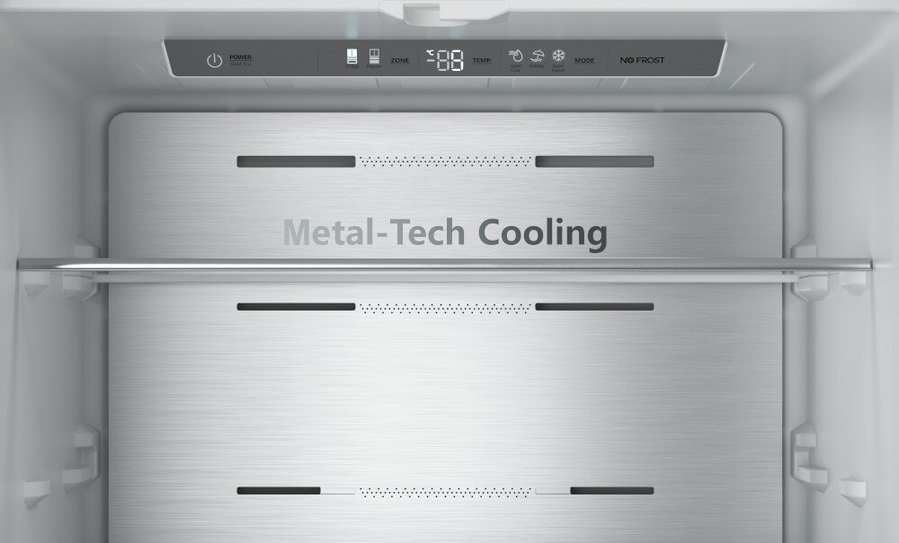 Lodówka HISENSE RF632N4AFE Nofrost Inox Metal Cooling