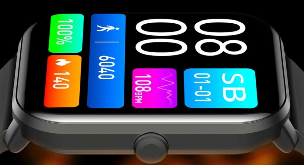 Smartwatch MAXCOM FW36 Aurum SE wyświetlacz dopasowanie tarcza zdrowie saturacja krwi ciśnienie krwi sen monitoring oddech cykl menstruacyjny powiadomienia wiadomości alarmy jakość tryby sportowe długa praca