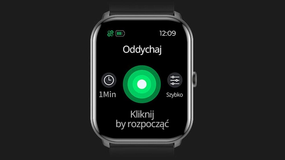 Smartwatch MAXCOM FW36 Aurum SE wyświetlacz dopasowanie tarcza zdrowie saturacja krwi ciśnienie krwi sen monitoring oddech cykl menstruacyjny powiadomienia wiadomości alarmy jakość tryby sportowe długa praca