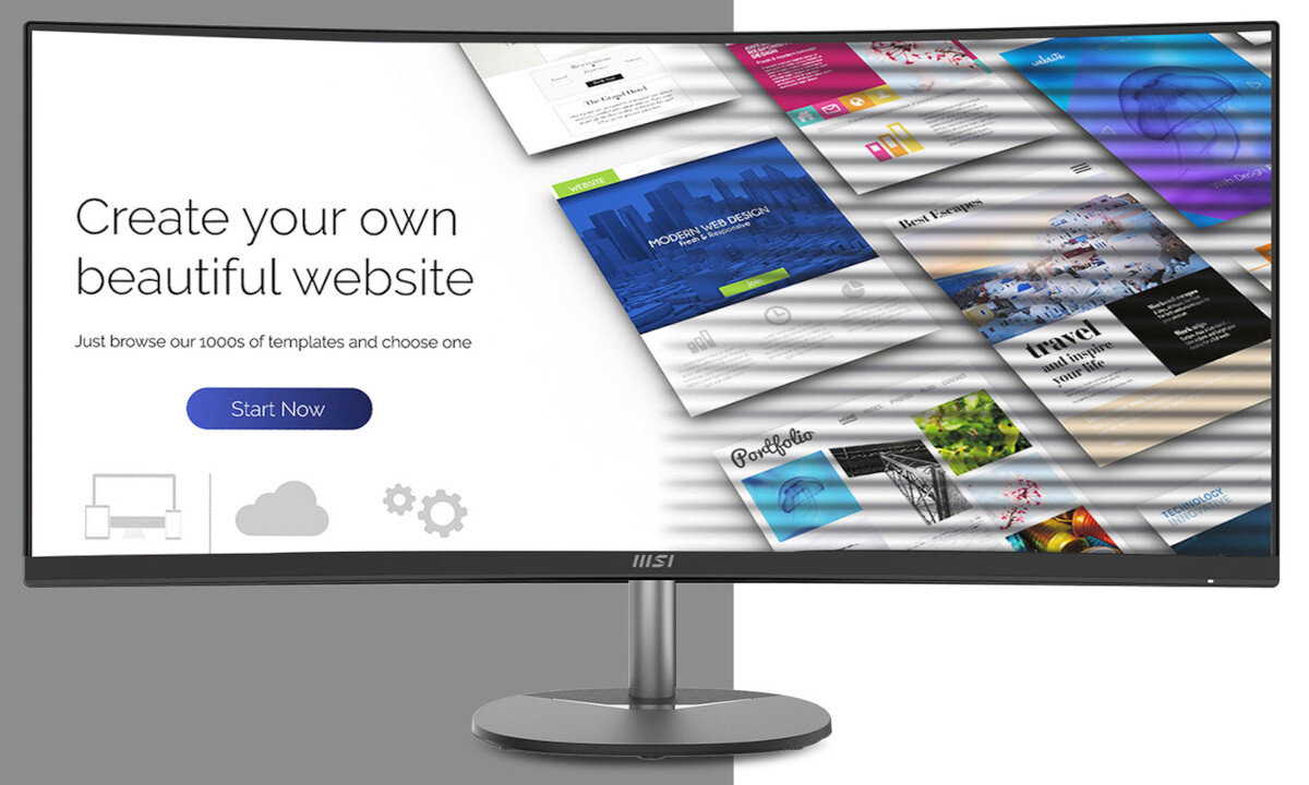 Monitor MSI Pro MP341CQ ochrona wzroku migotanie niebieskie światło