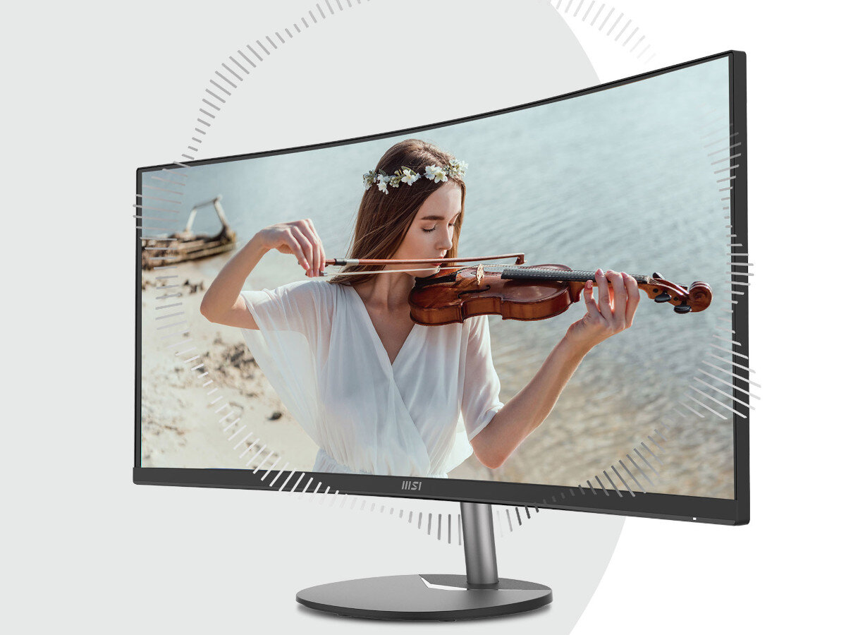 Monitor MSI Pro MP341CQ głośniki dźwięk