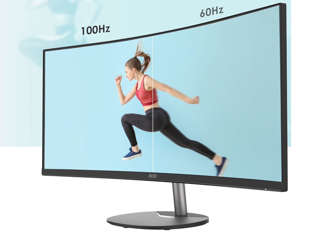 Monitor MSI Pro MP341CQ odświeżanie płynność