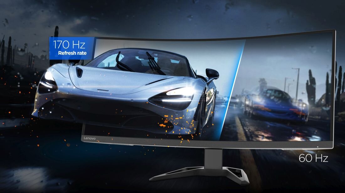 Monitor LENOVO G34w-30 - 170 Hz Czas reakcji MPRT 0,5 ms AMD FreeSync Premium