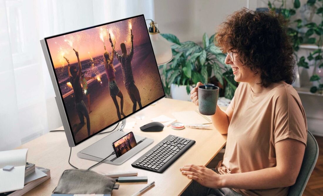 Monitor LENOVO Q27H-20 - Monitor   