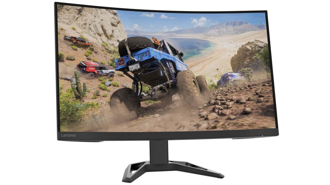 Monitor LENOVO G32qc-30 - Wbudowane głośniki 2 x 3 W Regulacja wysokości i pochylenia