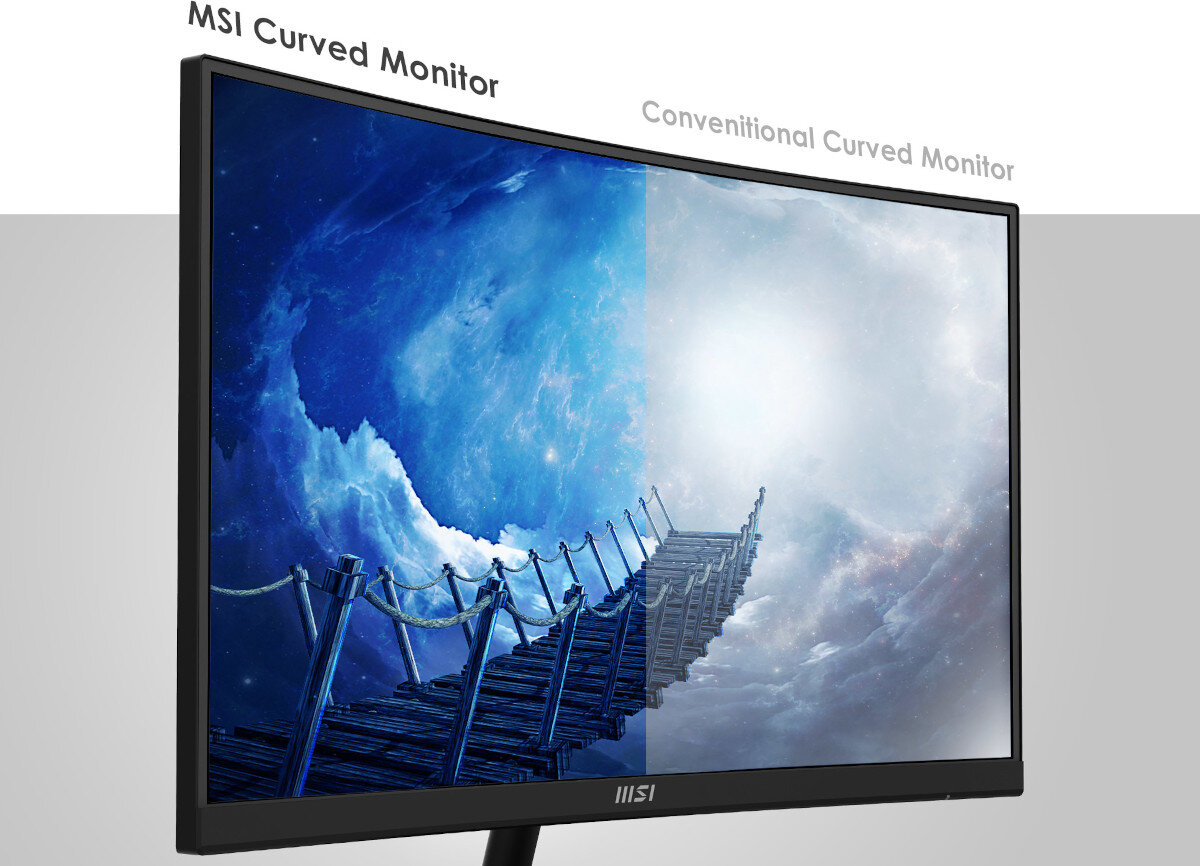 Monitor MSI Pro MP271C kontrast obraz czerń